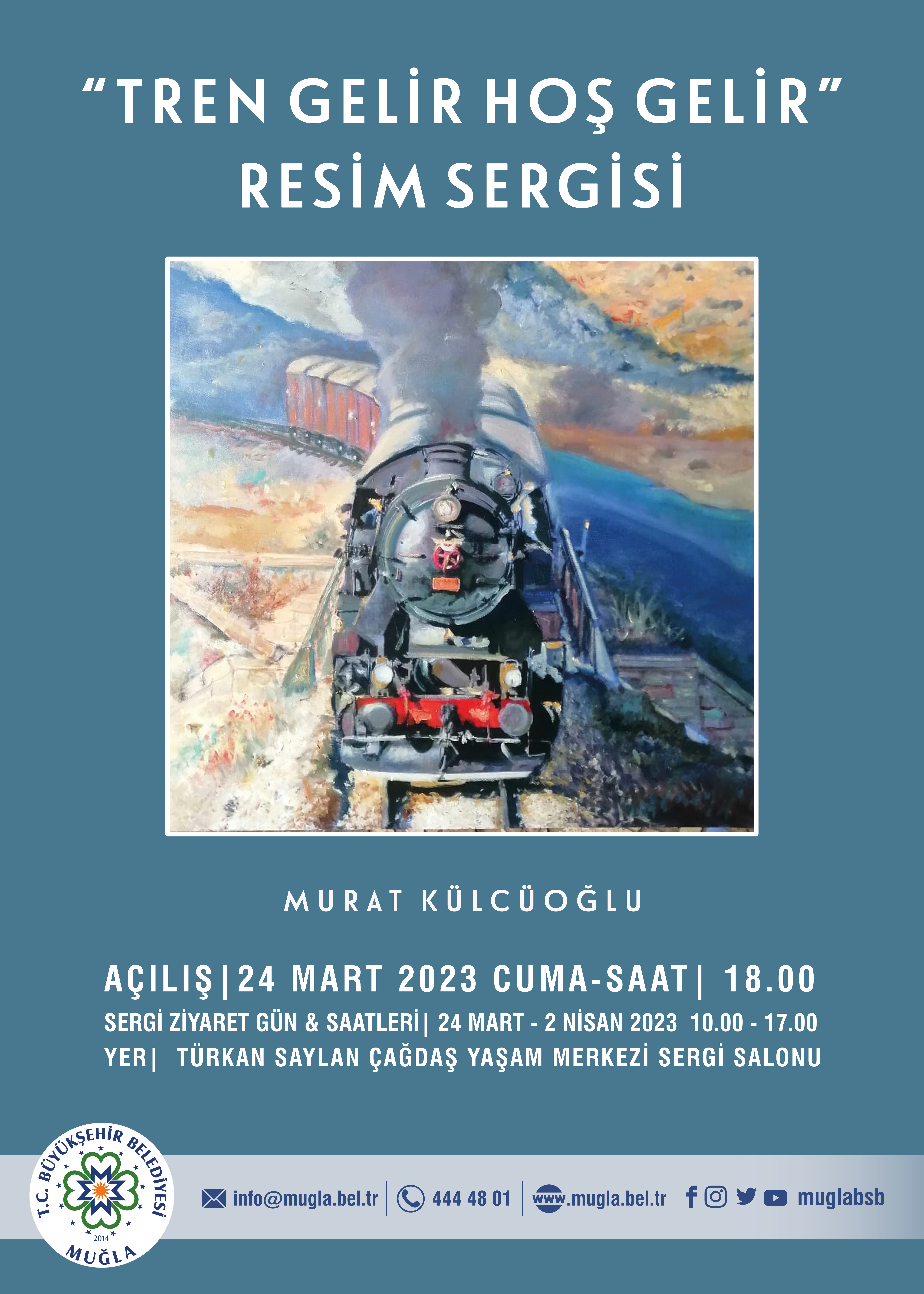 "Tren Gelir Hoş Gelir" Resim Sergisi 